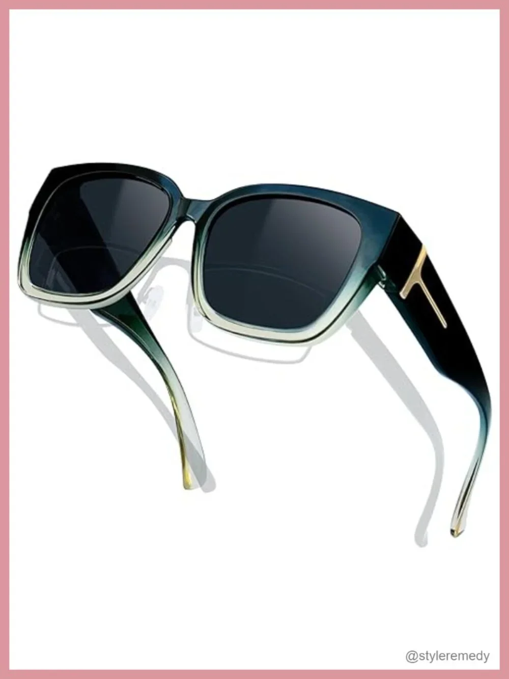 Oversized Fit Over Glasses Sunglasses Square Frame Polarized UV400 TR90
